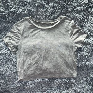 Pacsun Grey crop top